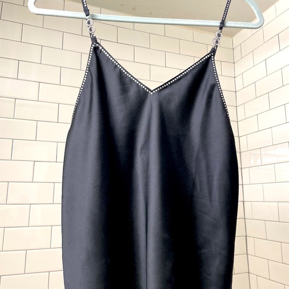 *NWOT* Victoria’s Secret SET! Embellished Cami w/ draped back & shorts. ⚫️ XS/S - Picture 1 of 9